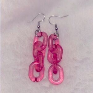 🩵3/$20🩵 Pink Chain Link Earrings